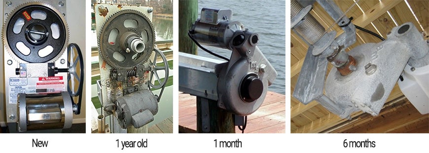 boat lift drives over time