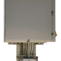 Grey box custom boat lift controls design