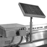 Solar Power Upgrade Kit with the word Alumavator on the side