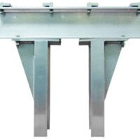 Share a pile bracket and mount for custom boat lift systems